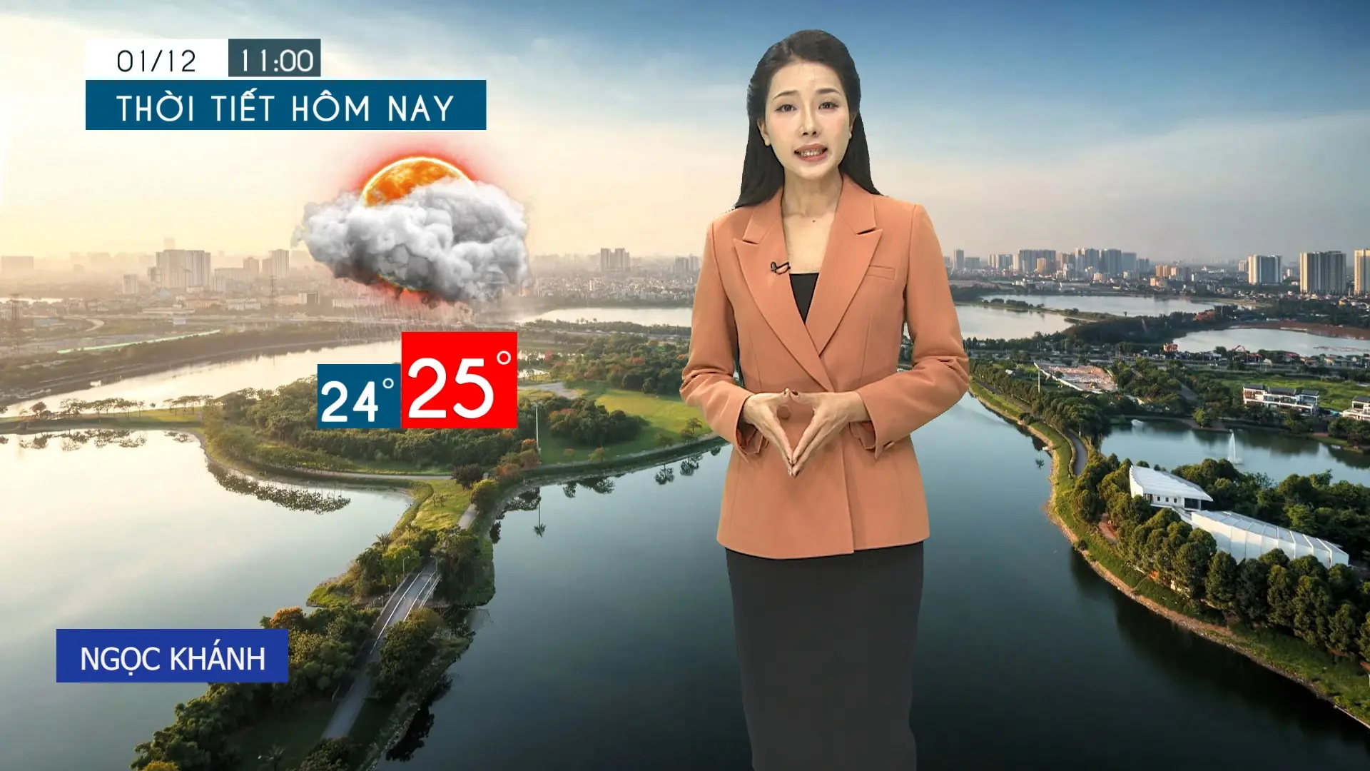 Dự báo thời tiết tối | 01/12/2025